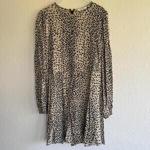 & OTHER STORIES leopard shift dress